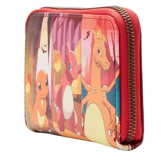 NWT loungefly pokemon charmander evolution wallet - Picture 2 of 8